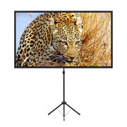 Portable Projector Screen with Stand, Outdoor Movie Screen, 80 Inch 16:9 Light-Weight, Mobile and Compact, Easy Setup and Car