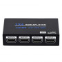 1x4 HDMI Splitter, 1 in 4 Out HDMI Splitter Audio Video Distributor Box Support 3D & 4K x 2K Compatible for HDTV, STB, DVD, P