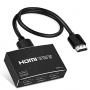 NEWCARE 4K HDMI Splitter 1 in 3 Out 【with 3.9 FT HDMI Cable】, 1×3 HDMI Splitter Support 4Kx2K, 1080P, 3D, HDR, DTS/Doby-TrueH