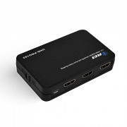 OREI 4K@60Hz 1 in 2 Out HDMI Duplicator Splitter - with Scaler 1x2 2 Ports with Full Ultra HD, HDCP 2.2, 4K at 60Hz 4: 4: 4 1