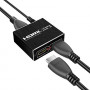 HDMI Splitter 1 in 2 Out, HDMI Splitter 1 to 2 Amplifier for Full HD HDMI 2.0 1080P/ 3D/ 4K for Xbox PS4 PS3 Fire Stick Roku 