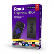 Roku Express 4K+ 2021 | Streaming Media Player HD/4K/HDR with Smooth Wireless Streaming and Roku Voice Remote with TV Control