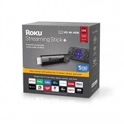 Roku Streaming Stick+ | HD/4K/HDR Streaming Device with Long-range Wireless and Voice Remote with TV Controls  Renewed 