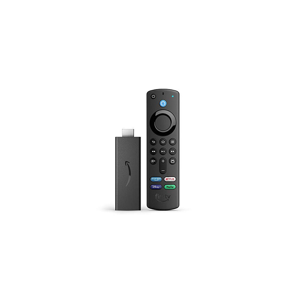 Certified Refurbished Fire TV Stick with Alexa Voice Remote  includes TV controls , HD streaming device
