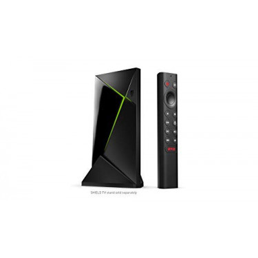 NVIDIA SHIELD Android TV Pro Streaming Media Player. 4K HDR movies, live sports, Dolby Vision-Atmos, AI-enhanced upscaling, G