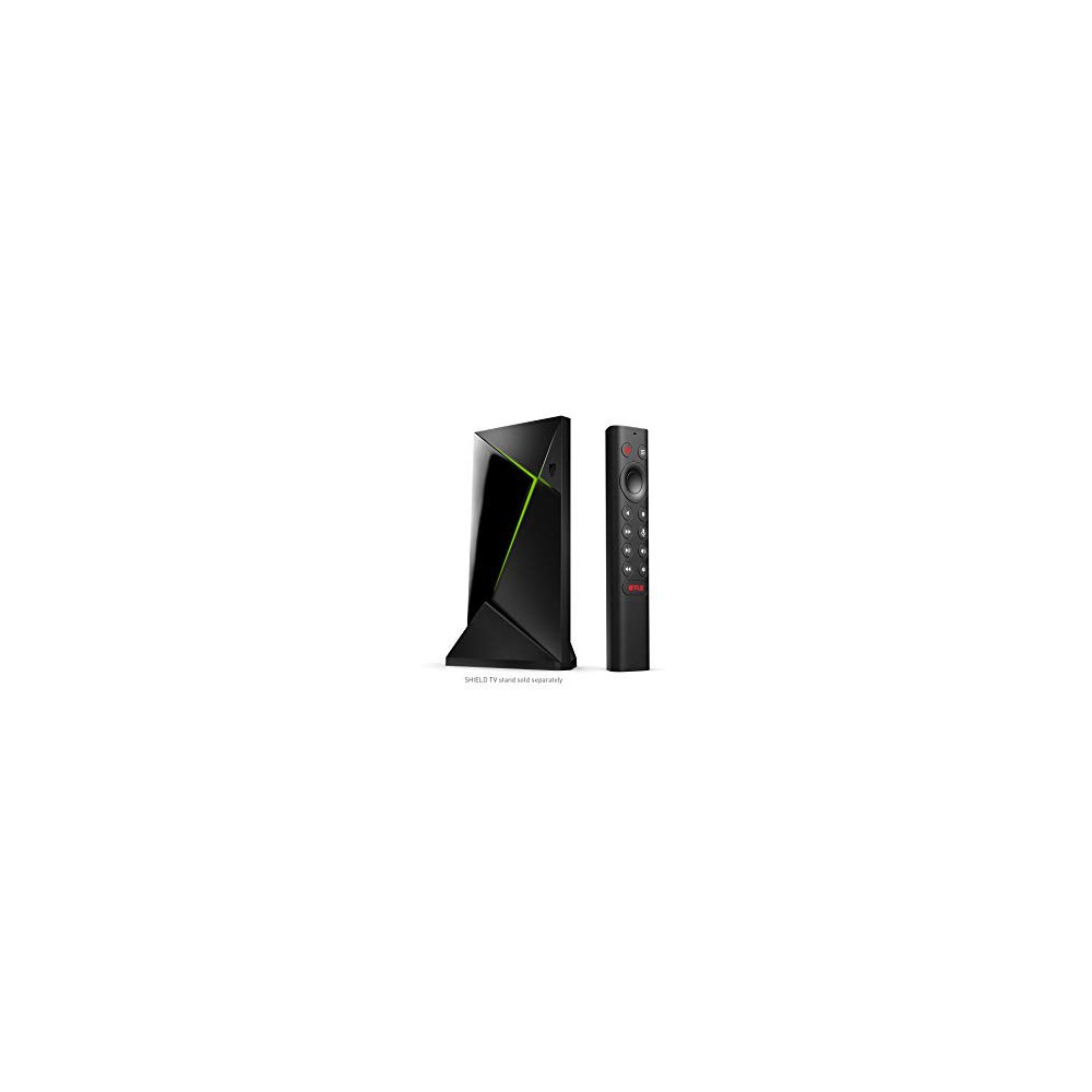 NVIDIA SHIELD Android TV Pro Streaming Media Player. 4K HDR movies, live sports, Dolby Vision-Atmos, AI-enhanced upscaling, G