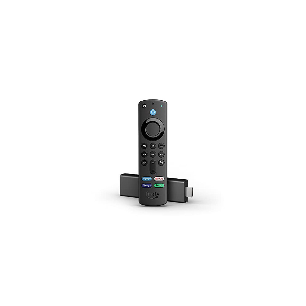 Certified Refurbished Fire TV Stick 4K streaming device with latest Alexa Voice Remote  includes TV controls , Dolby Vision