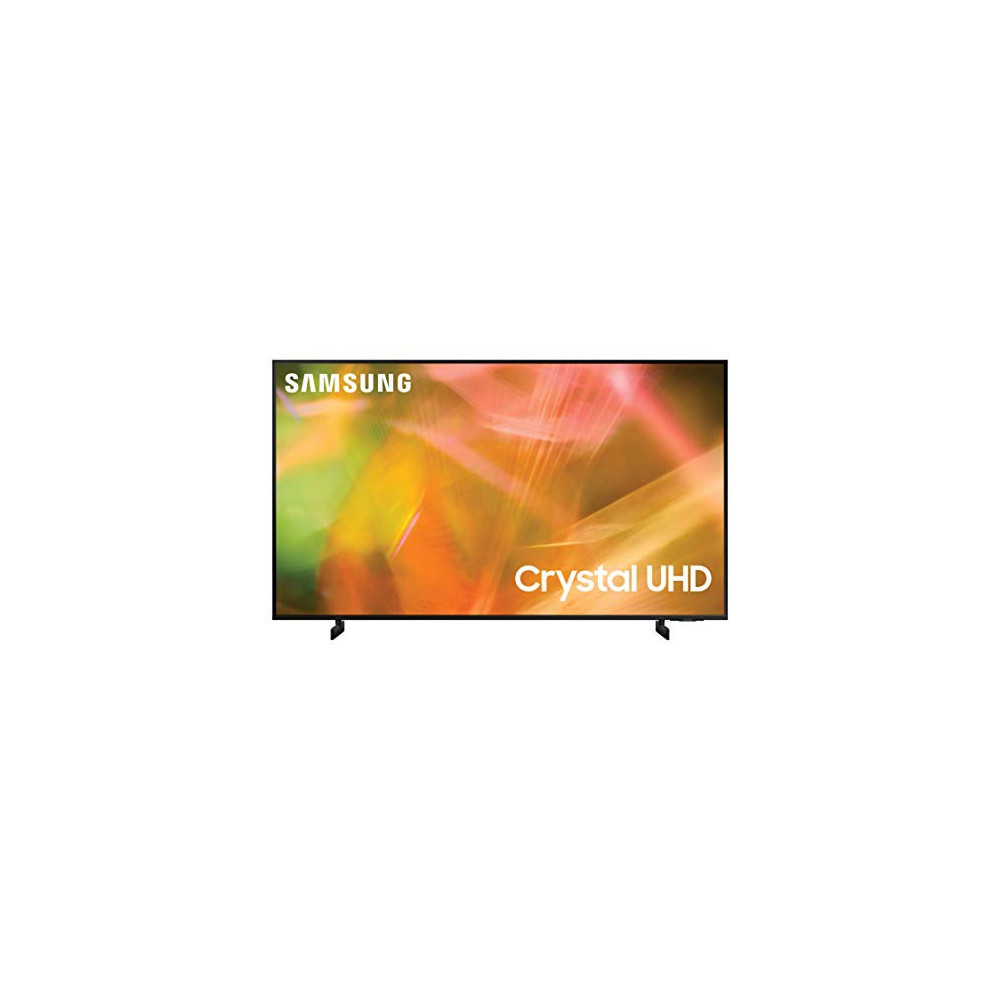 SAMSUNG 65-Inch Class Crystal 4K UHD AU8000 Series HDR, 3 HDMI Ports, Motion Xcelerator, Tap View, PC on TV, Q Symphony, Smar