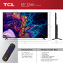 TCL 65" Class 5-Series 4K UHD QLED Dolby Vision & Atmos, VRR, AMD FreeSync, Smart Roku TV - 65S555  2022 Model 
