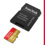 SanDisk 128GB Extreme microSDXC UHS-I Memory Card with Adapter - Up to 160MB/s, C10, U3, V30, 4K, A2, Micro SD - SDSQXA1-128G