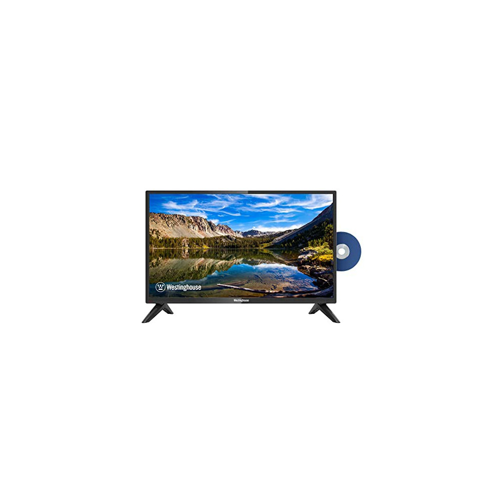 Westinghouse 24" HD Small TV with Built-in DVD and V-Chip, Slim, Compact 720p LED Flat Screen TV, HDMI, USB, and VGA Compatib