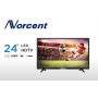 Norcent 24 Inch 720P LED HD Backlight Flat DVD Combo TV, VGA USB HDMI Digital TV Tuner Cable, Build-in DVD Player Dual Channe