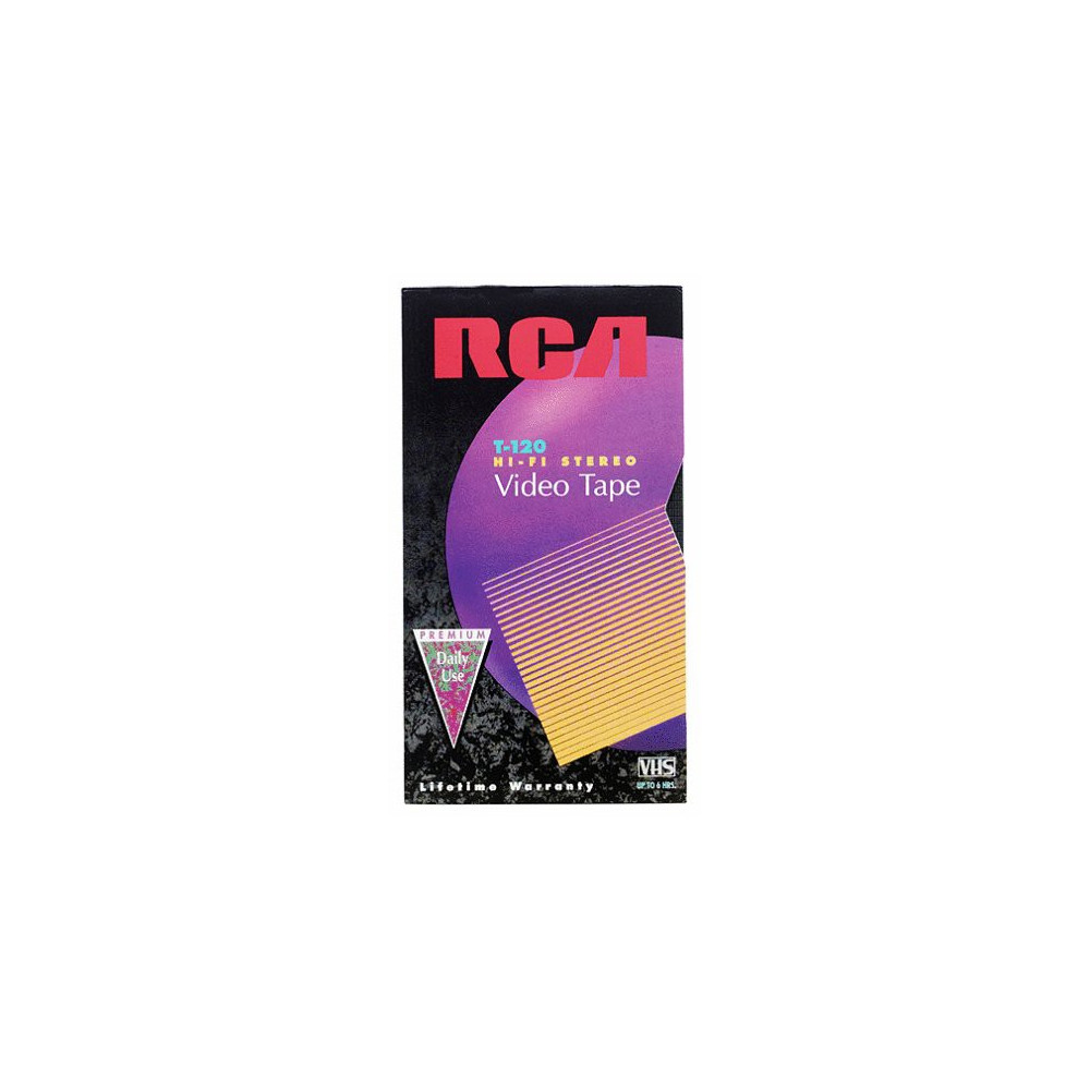 RCA T-120H VHS Video Cassette 120-Minutes  1-Pack 