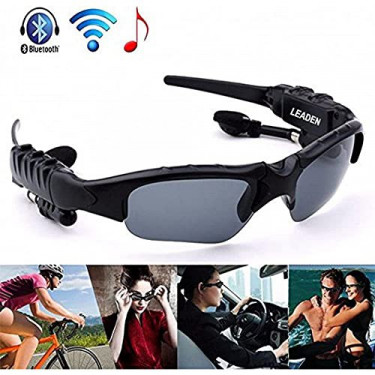 LEADEN Wireless Bluetooth MP3 Polarized Lenses Music Sunglasses V4.1 Stereo Handfree Headphone for iPhone Samsung Most Smartp