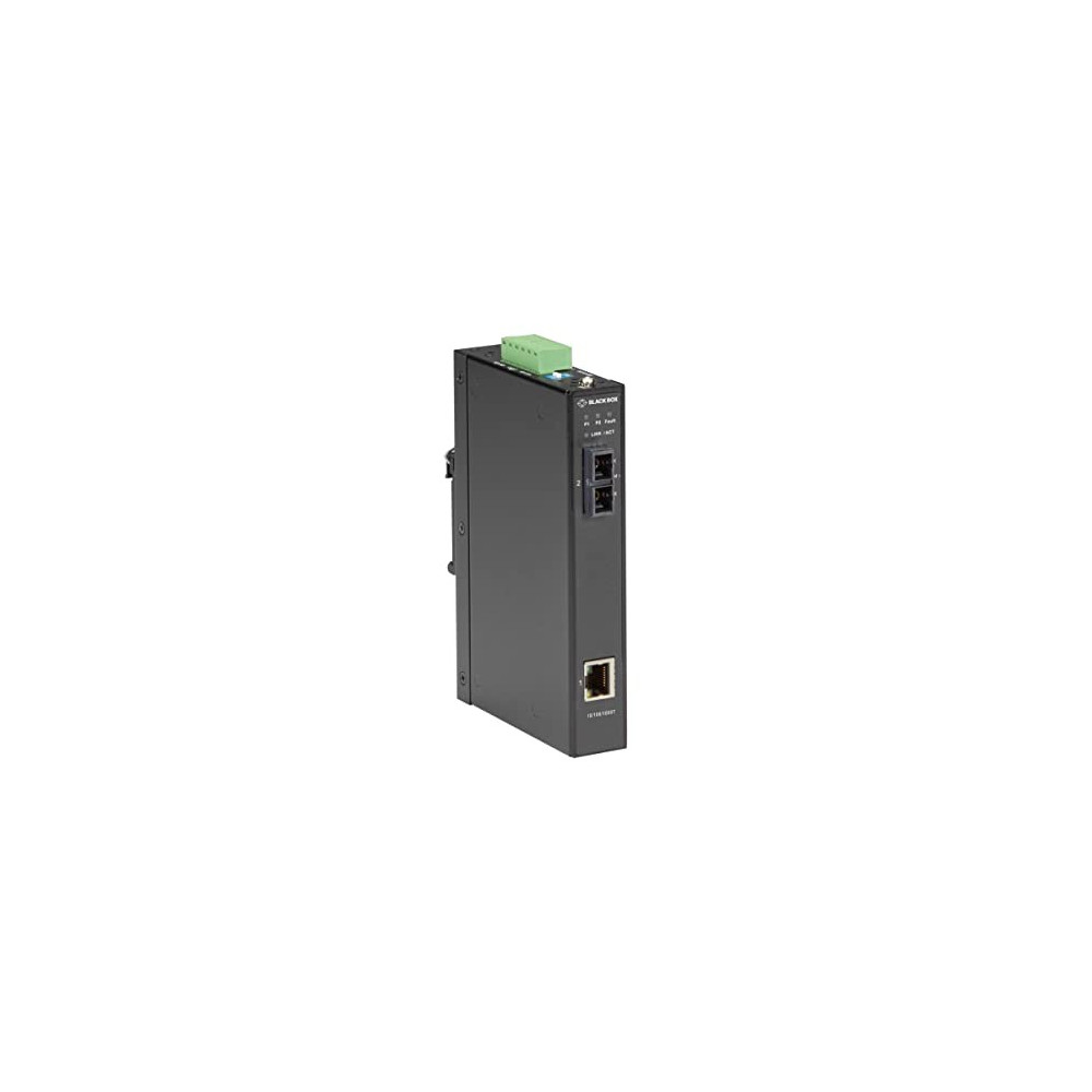 Black Box LGC280 Series Gigabit Industrial Media Converter - Multimode SC - 1 x Network  RJ-45  - 1 x SC Ports - DuplexSC Por