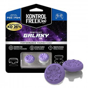 KontrolFreek FPS Freek Galaxy Purple for PlayStation 4  PS4  and PlayStation 5  PS5  | Performance Thumbsticks | 1 High-Rise,