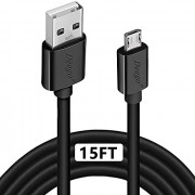 Micro USB Cable,15Ft Extra Long PS4 Controller Charger Cable, DEEGO Durable Android Charging Cord for Samsung Galaxy S7 Edge 