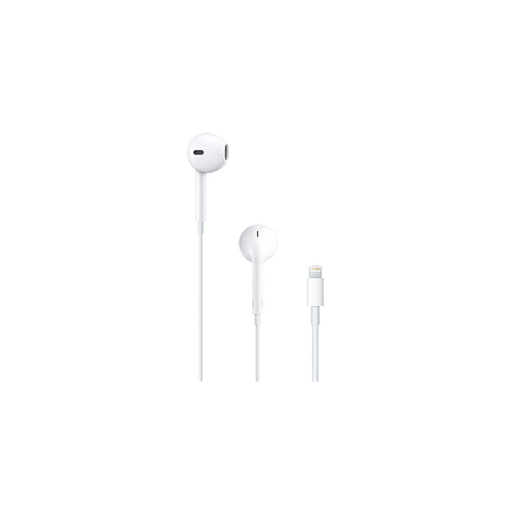 Apple EarPods Headphones with Lightning Connector. Microphone with Built-in Remote to Control Music, Phone Calls, and Volume.