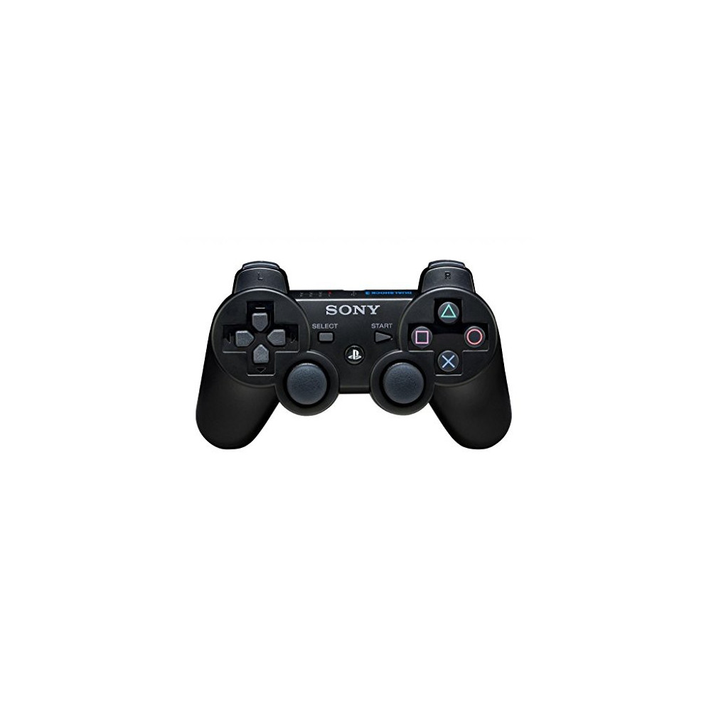 Playstation 3 Dualshock 3 Wireless Controller  Black   Renewed 