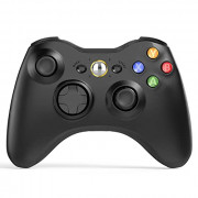 W&O Wireless Controller Compatible with Xbox 360 2.4GHZ Gamepad Joystick Wireless Controller Compatible with Xbox 360 and PC 