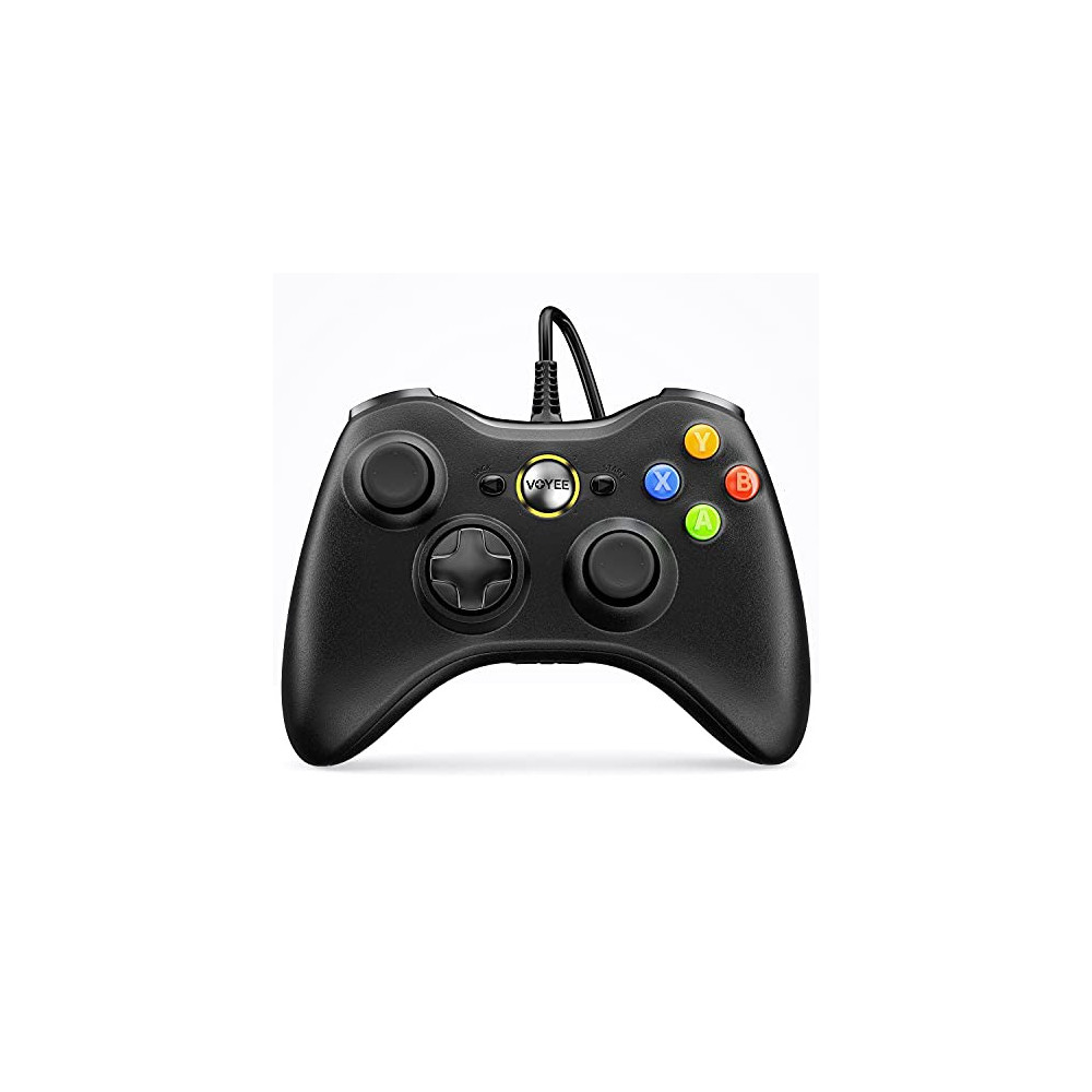 VOYEE PC Controller, Wired Controller Compatible with Microsoft Xbox 360 & Slim/PC Windows 10/8/7, with Upgraded Joystick, Do