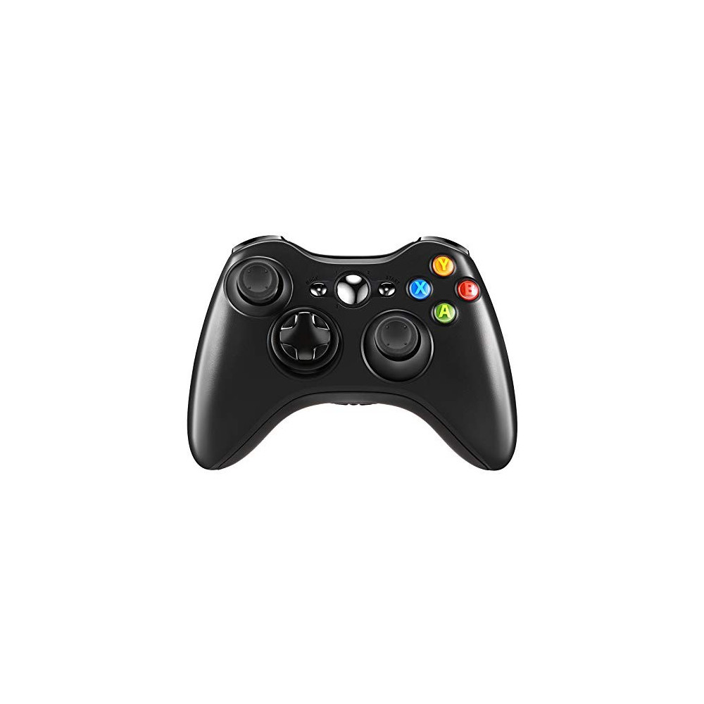 Wireless Controller for Xbox 360 Controller, Crifeir Wireless Controller Gamepad Joystick for Xbox 360&360Slim  Black 