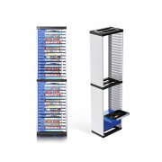 Video Game Storage Stand Tower for PS5/ PS4/ PS3/ Xbox Series S & X/ Xbox one Game, Universal Game Disc Holder Vertical Stand