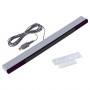 Aokin Sensor Bar for Wii, Replacement Wired Infrared Ray Sensor Bar for Nintendo Wii and Wii U Console, Includes Clear Stand