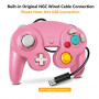 FIOTOK Gamecube Controller, Classic Wired Controller for Wii Nintendo Gamecube  Pink & Purple-2Pack 