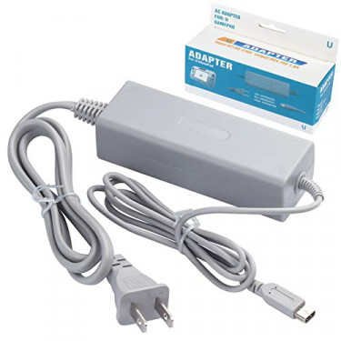 Charger for Wii U Gamepad, AC Adapter Power Cord Charging Cable Replacement for Nintendo Wii U Gamepad