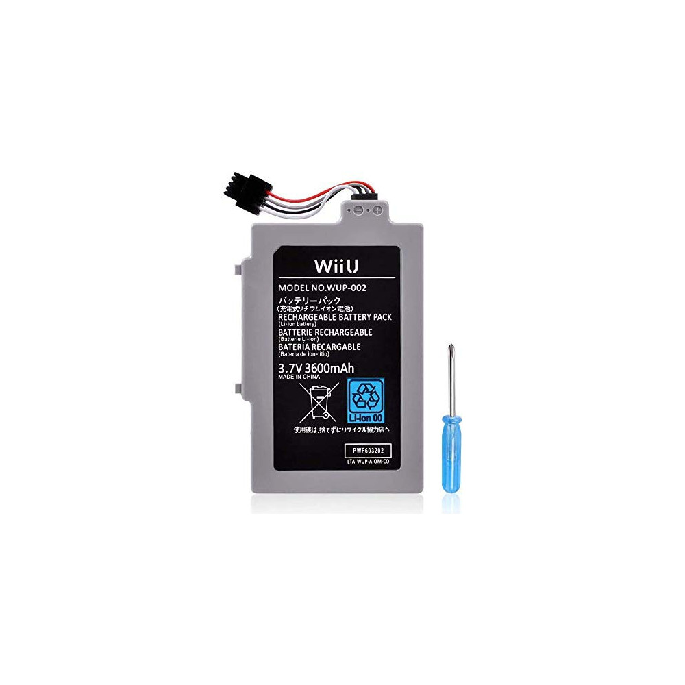UCEC 3600 mAh Replacement Rechargeable Battery Pack for Wii U Gamepad