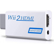 Wii Hdmi Converter Adapter, Goodeliver Wii to Hdmi 1080p Connector Output Video 3.5mm Audio - Supports All Wii Display Modes,