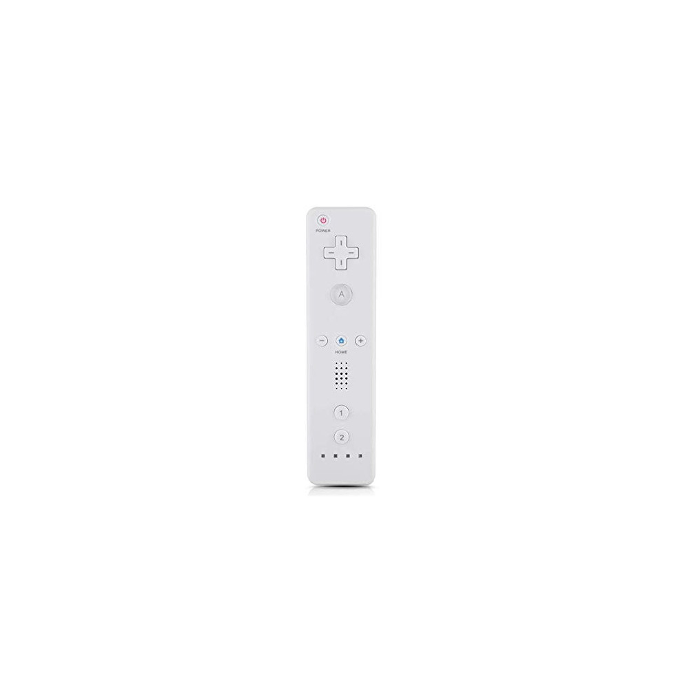 Wii Remote Controller,Wireless Remote Gamepad Controller for Nintend Wii and Wii U,with Silicone Case and Wrist Strap No Moti