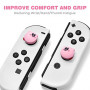Switch Thumb Grips Joystick Caps Compatible with Nintendo Switch/OLED/Lite Kirby Controller, PALPOW Cute Silicone Analog Stic