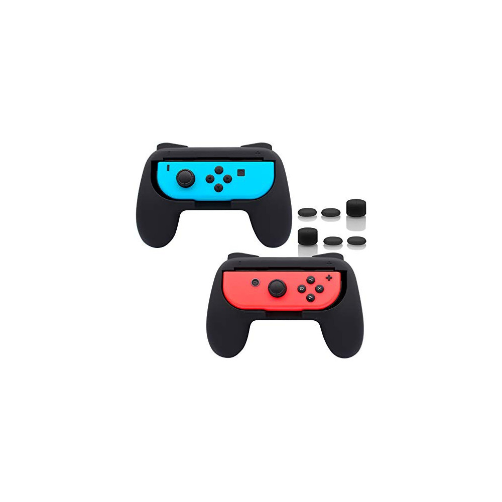 FASTSNAIL Grips Compatible with Nintendo Switch for Joy Con & OLED Model for Joycon, Wear-Resistant Handle Kit Compatible wit
