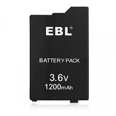 EBL 3.6V Lithium Ion Rechargeable Battery Pack 1200mAh（Real Capacity） Replacement Battery Compatible with Sony PSP 2000/3000 