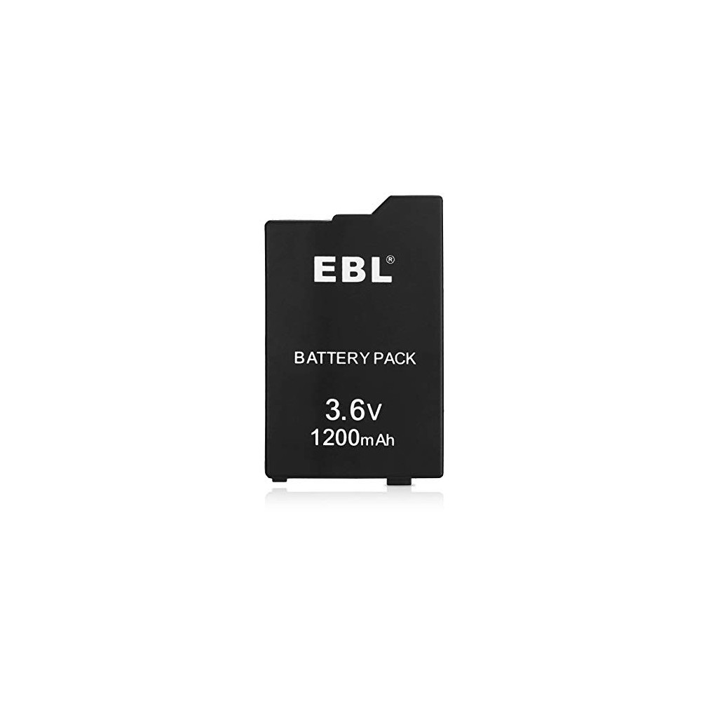 EBL 3.6V Lithium Ion Rechargeable Battery Pack 1200mAh（Real Capacity） Replacement Battery Compatible with Sony PSP 2000/3000 