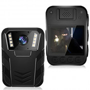 1296P HD Police Body Camera,64G Memory,Waterproof Body Worn Camera,Premium Portable Body Camera with Audio Recording Wearable