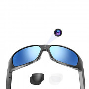 OhO 4K Ultra HD Camera Glasses,128GB Built-in Memory Smart Glasses with UV400 Sunglasses Lens for Outdoor Sport
