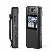 BOBLOV A22 Body Camera, 180° Rotatable Lens, 1080P HD BodyCam with OLED Screen to Playback, Portable Body Camera with Audio, 