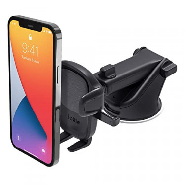 iOttie Easy One Touch 5 Dashboard & Windshield Universal Car Mount Phone Holder Desk Stand with Suction Cup Base and Telescop