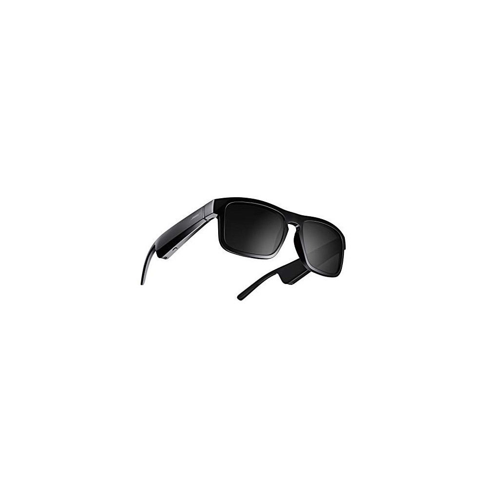 Bose Frames Tenor, Smart Glasses, Bluetooth Audio Sunglasses, with Open Ear Headphones, Rectangular, Black, 55 mm
