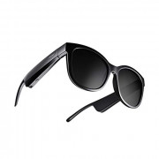 Bose Frames Soprano, Smart Glasses, Bluetooth Audio Sunglasses, with Open Ear Headphones, Cat-Eye, Black