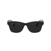 Ray-Ban Stories | Wayfarer Square Smart Glasses, Matte Black/Transitions Clear to Grey Quartz, 50 mm