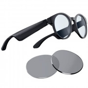 Razer Anzu Smart Glasses: Blue Light Filtering & Polarized Sunglass Lenses - Low Latency Audio - Built-in Mic & Speakers - To