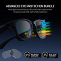 Razer Anzu Smart Glasses: Blue Light Filtering & Polarized Sunglass Lenses - Low Latency Audio - Built-in Mic & Speakers - To