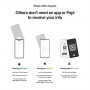 Popl Dot Digital Business Card for Back of Phone - Instantly Share Contact Info, Social Media, Payment, Apps & More - for iPh