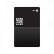 Social Master Digital Business Card Metal Wallet Sized NFC Business Card for Instant Contact and Social Media Sharing No App 