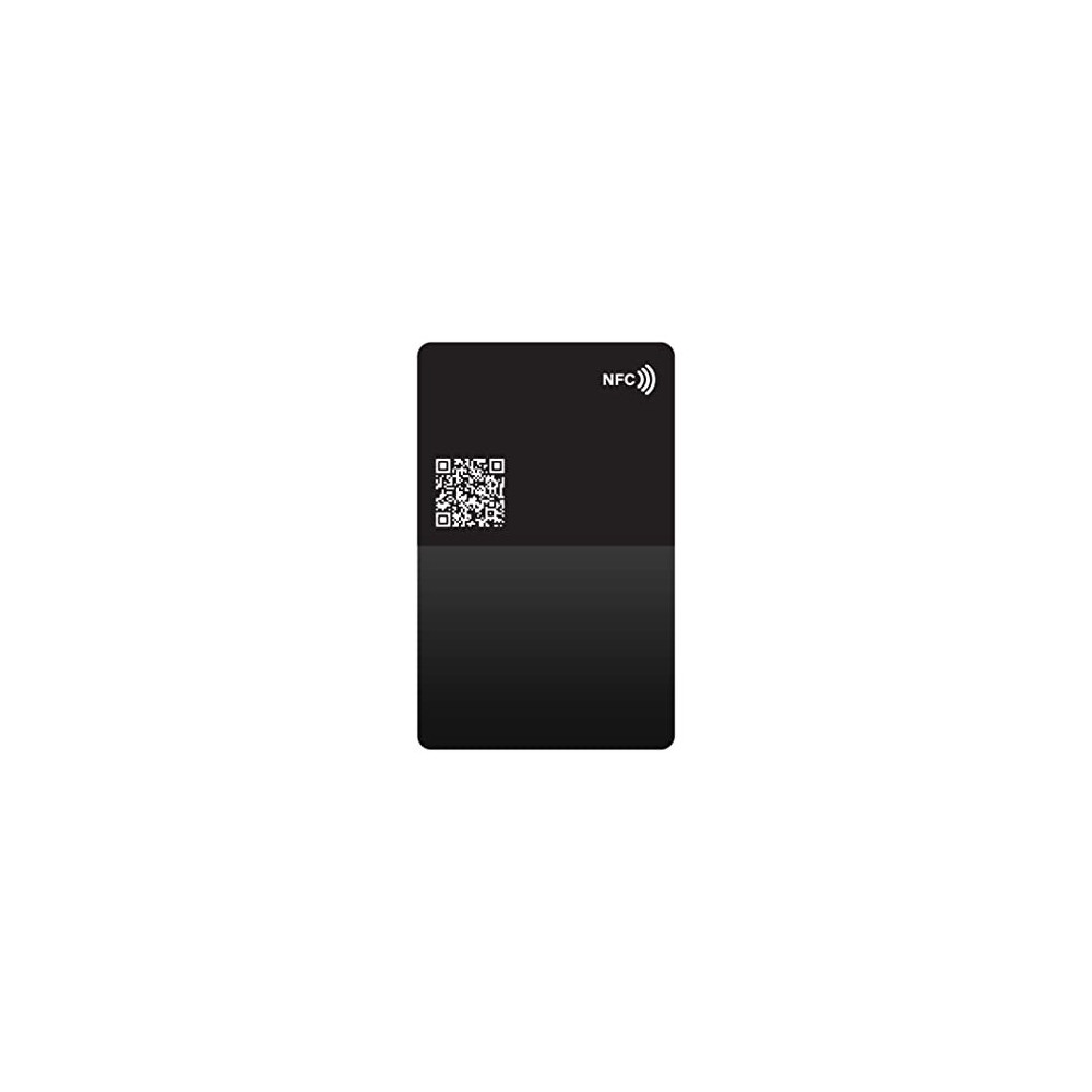 Social Master Digital Business Card Metal Wallet Sized NFC Business Card for Instant Contact and Social Media Sharing No App 