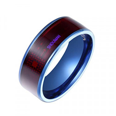 NFC Chip Ring Fashionable Bluetooth-compatible Thickened Stainless Steel Universal Smart Ring for Daily Use